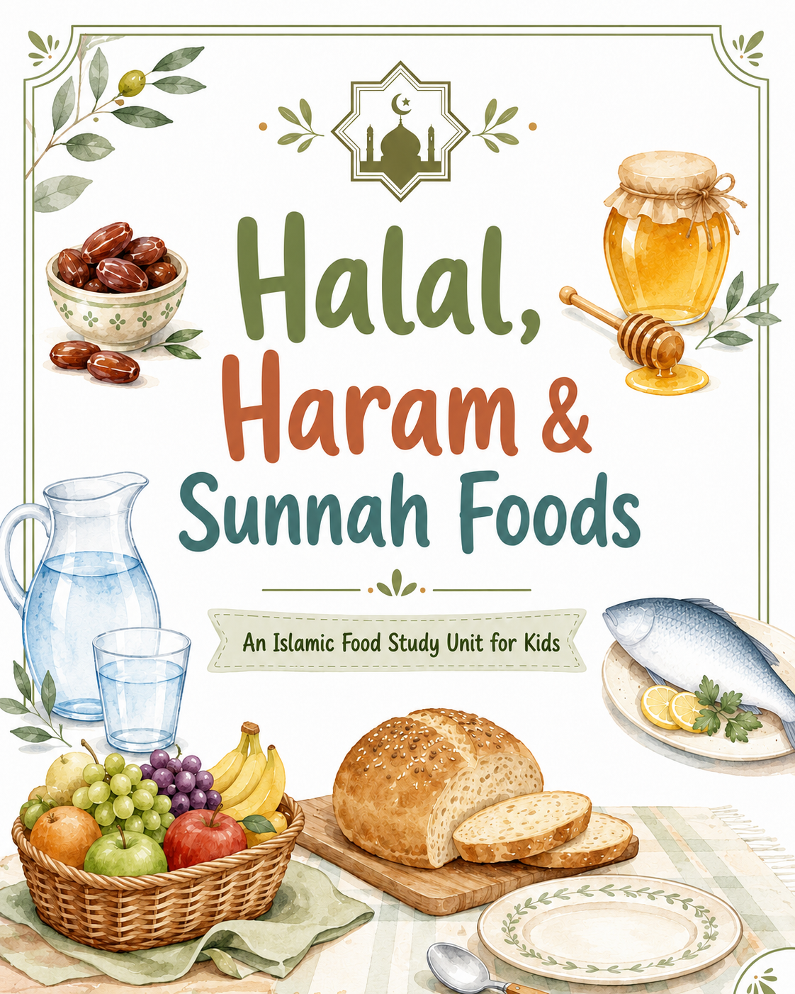 Halal, Haram and Sunnah Foods Child Workbook