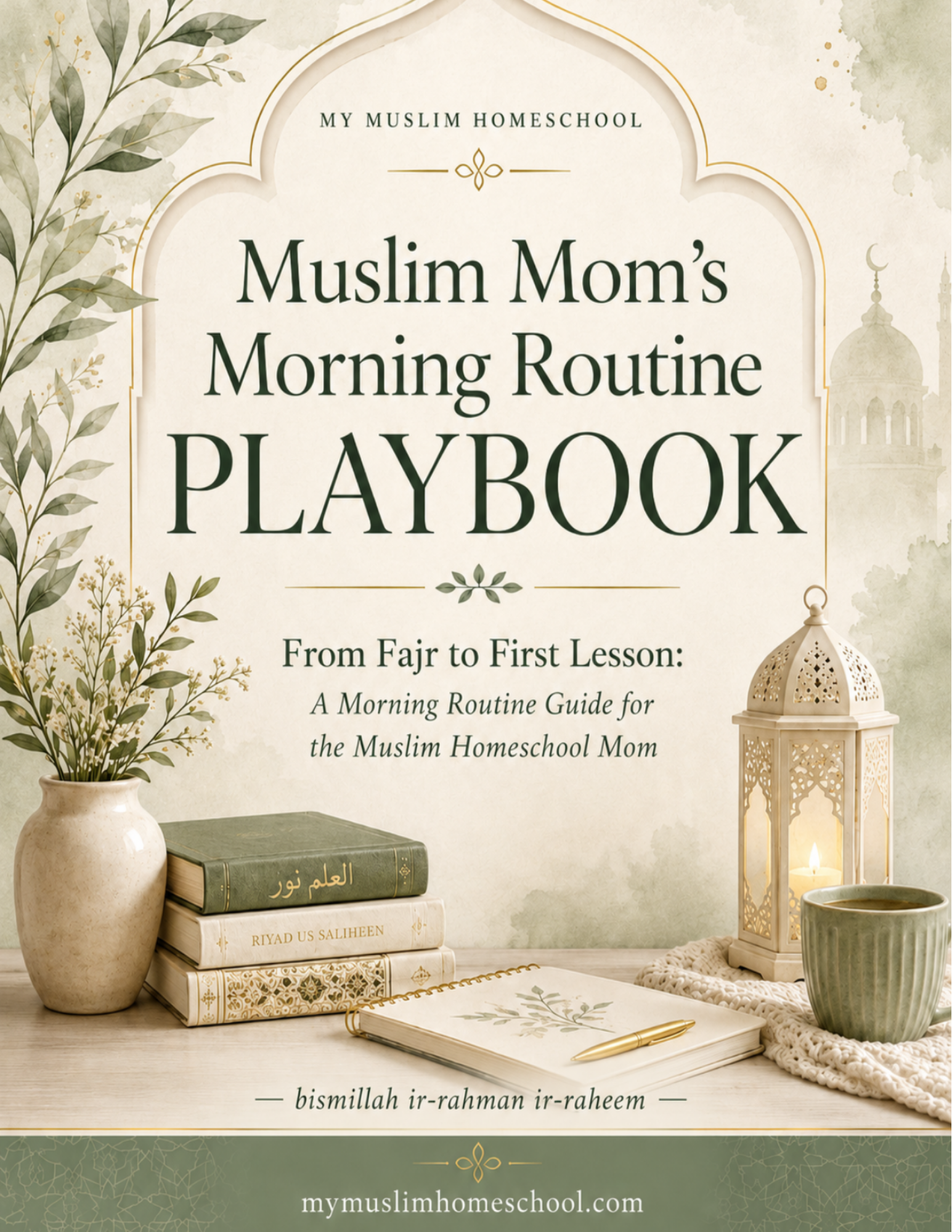 Morning Routine Playbook printable resource